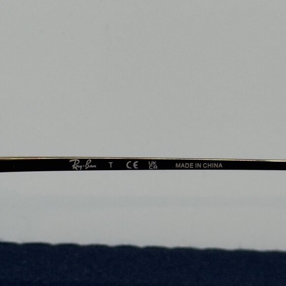 Ray Ban Eyeglasses Frame RB6495 2945 Havana on Gold 54-19-145 RX Able with Case - Picture 4 of 13